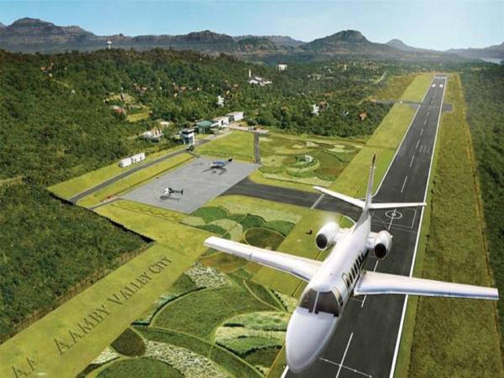 فندق أمبابي فالي سيتي لونافالا المظهر الخارجي الصورة Artist's rendering of the proposed airport